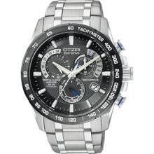 Citizen Eco-Drive Titanium Perpetual Atomic Mens Watch AT4010-50E