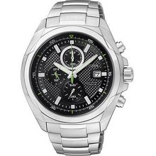 Citizen Eco-Drive Titanium 100m Chronograph Watch CA0190 CA0190-56E