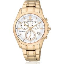 Citizen Eco-Drive(tm) Sport Chronograph Gold-Tone Ladies' Watch