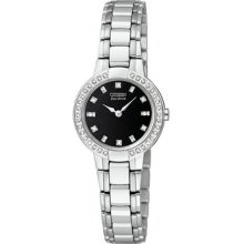 Citizen Ladies Eco Drive Silhouette Diamond EW9720-59E