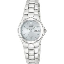 Citizen Ladies Eco-drive Stainless Steel Corso Silver Dial EW3030-50A