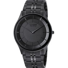 Citizen Men's Eco-Drive Black Ion Plating Watch