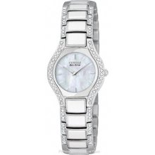 Citizen Normandie Gift Set White & Steel Watch & Bracelet EW9870-72D