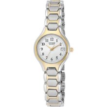 Citizen Quartz Date Two Tone Stainless Steel Bracelet Women's Watch -