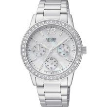 Citizen Quartz Stainless Steel Bracelet Womens Watch