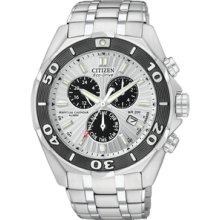 Citizen Signature Eco-Drive Perpetual Chronograph Mens Watch BL5440-58A