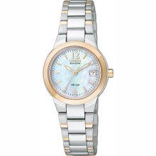 Citizen Silhouette Eco-Drive Mother-of-Pearl Dial Women's Watch #EW167652D