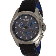 Citizen Watch, Mens Chronograph Eco-Drive Proximity Bluetooth Black Le