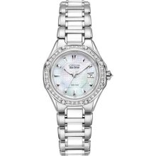 Citizen Watch, Womens Eco-Drive Signature Diamond 38 ct. t.w. Ceramic