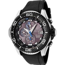 Citizen Watches Men's Eco-Drive Chronograph Black Textured Dial Black