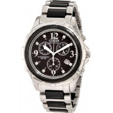 Citizen Womens Ceramic Chronograph Eco-Drive Chronograph Watch