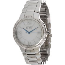 Citizen Women's 'Ciena' Eco-drive Stainless Steel Diamond Watch ...