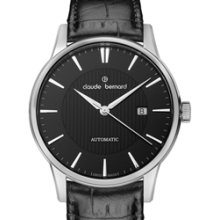 Claude Bernard Swiss Made ETA Automatic Dress Watch #80091-3-NIN