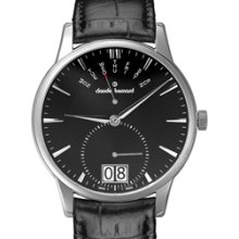 Claude Bernard Unique and Stylish Big Date and Pointer Day Watch #34004-3-NIN