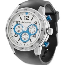 Columbia Transit Chronograph Watch Mens , Black/Silver/Compass Blue