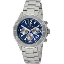 Croton Watches Men's Chronomaster Chronograph Blue Dial Titanium Tita