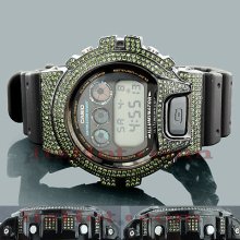 Custom Casio Watches: G-Shock Diamond Watch 5.25 Green