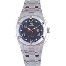 Diadora Men's Blue Dial Stainless Steel Date Watch ...