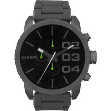 Diesel Men's Franchise, Over-Sized Chronograph, Black & Grey DZ4254 Watch