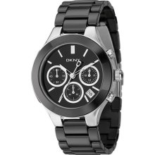 DKNY Ceramic Chronograph Black Dial Women's watch #NY4914