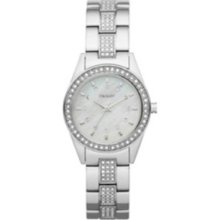 DKNY DKNY Silver Tone Glitz Watch