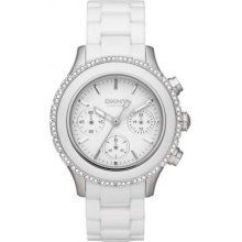 DKNY Ladies' Ceramix Chronograph NY8672 Watch