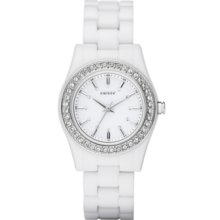 DKNY Watch, Womens White Plastic Bracelet NY8145