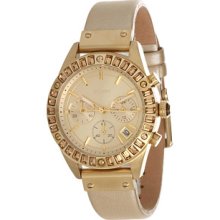 DKNY Women's NY8655 Beige Calf Skin Quartz Watch with Gold Dial ...