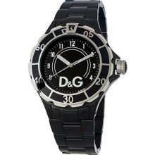Dolce and Gabbana Men's Black Stainless Steel Anchor Quartz DW0662