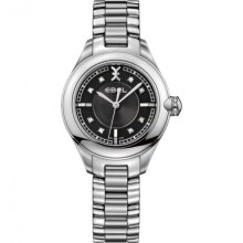 Ebel Onde 30mm Watch - Black Dial, Stainless Steel Bracelet 1216093 Sale Authentic