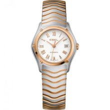 EBEL Wave 1215926 Swiss Stainless Steel and Rose Gold Watch