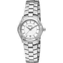 Ebel Women's 'Classic Sport' Stainless Steel Silver Dial Watch