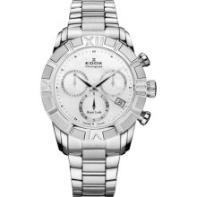 Edox Women's 10406 3 NAIN Royal Lady Chronograph Mother-of-pearl ...