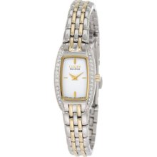 EG2744-52A Citizen Watches Silhouette Crystal Ladies' White Dial