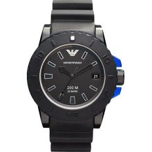 Emporio Armani AR5966 Sportivo Men's Black Diver Watch