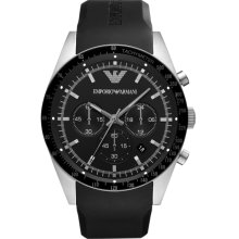 Emporio Armani AR5985 Sportivo Men's Black Chronograph Watch