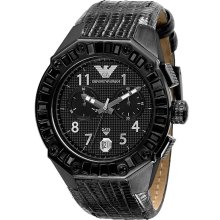 Emporio Armani Black Stainless Steel Men's Watch AR0668