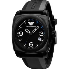 Emporio Armani Luxury Sport Black With Blue Dial Watch Ar5887