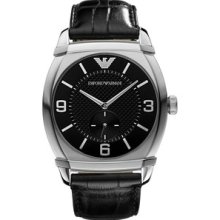 Emporio Armani Men's Large Leather Classic Watch - Emporio Armani AR0342