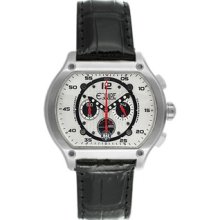 Equipe Dash Men's Watch with Silver Case and White Dial
