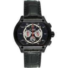 Equipe Dash Men's Watch in Black Leather