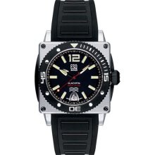 ESQ 07301150 Stainless Steel Blackfin 300m Dive Black Dial Rubber