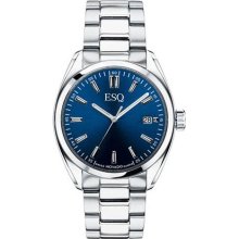 ESQ 07301379 Watch Sport Classic Mens - Blue Dial Stainless Steel Case Quartz Movement