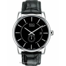 ESQ 07301413 Watch Capital Mens - Black Dial Stainless Steel Case Quartz Movement