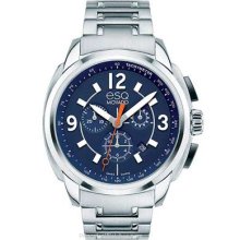 ESQ 07301417 Watch Excel Mens - Blue Dial Stainless Steel Case Quartz Movement