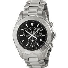 ESQ Aston Chronograph Black Dial Stainless Steel Mens Watch 07301329