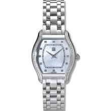 ESQ Ladies Simone with Diamonds White Mother of Pearl 07101105