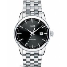 ESQ Mens Automatic Date Watch Stainless Steel Case & 07301375