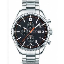 ESQ Mens Catalyst Chronograph Black Dial with Stainless 07301427