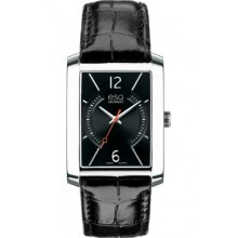 ESQ Synthesis 07301406 Stainless Steel Watch with Black Strap